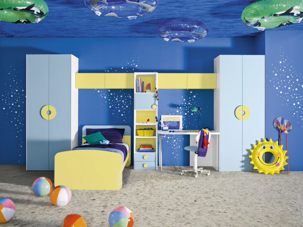 paredes divertidas em quarto de criança